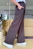 Made in Italy Cricket City Seamed Jogger Coffee Bean